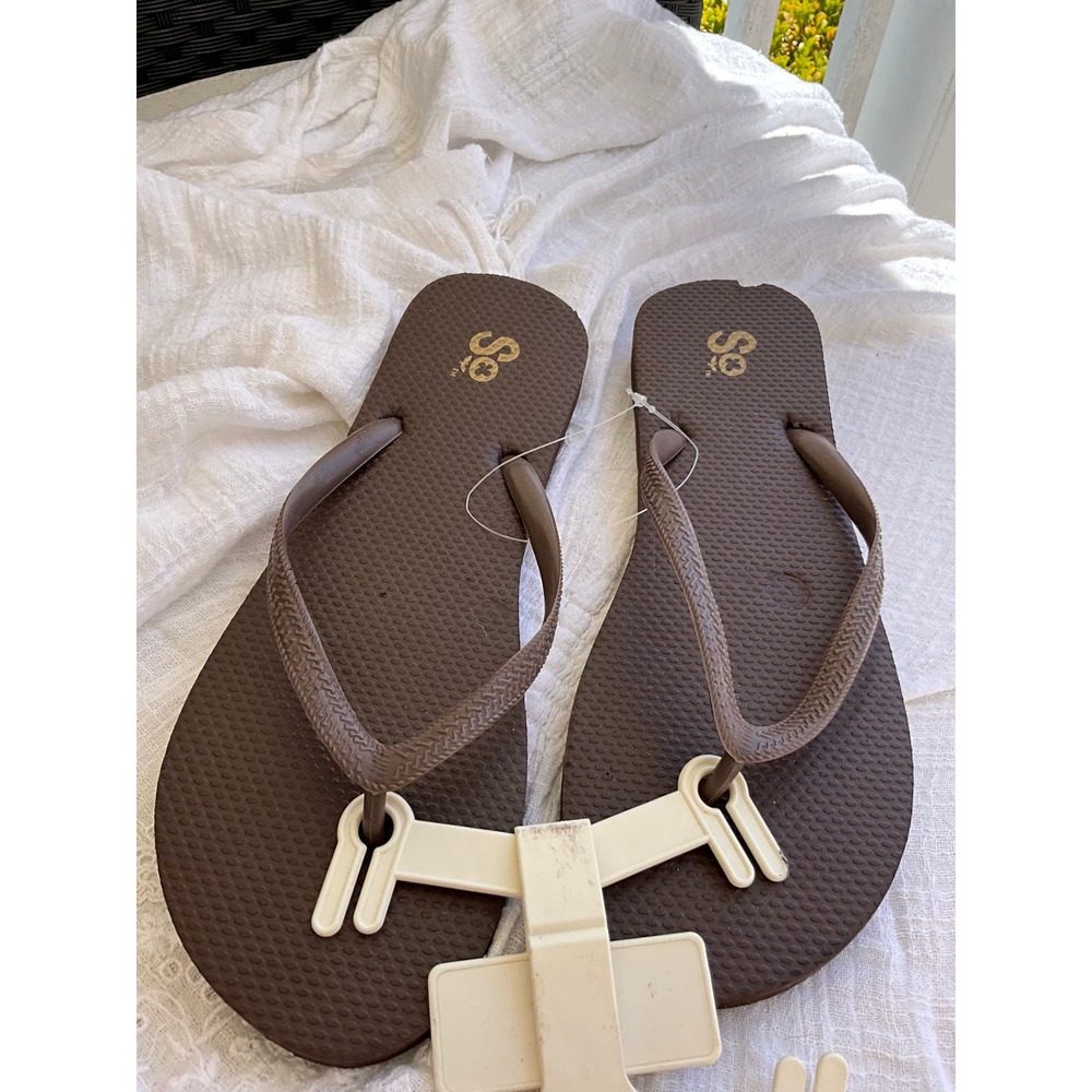 NOS SO Beach Flip-Flops BROWN 9-10